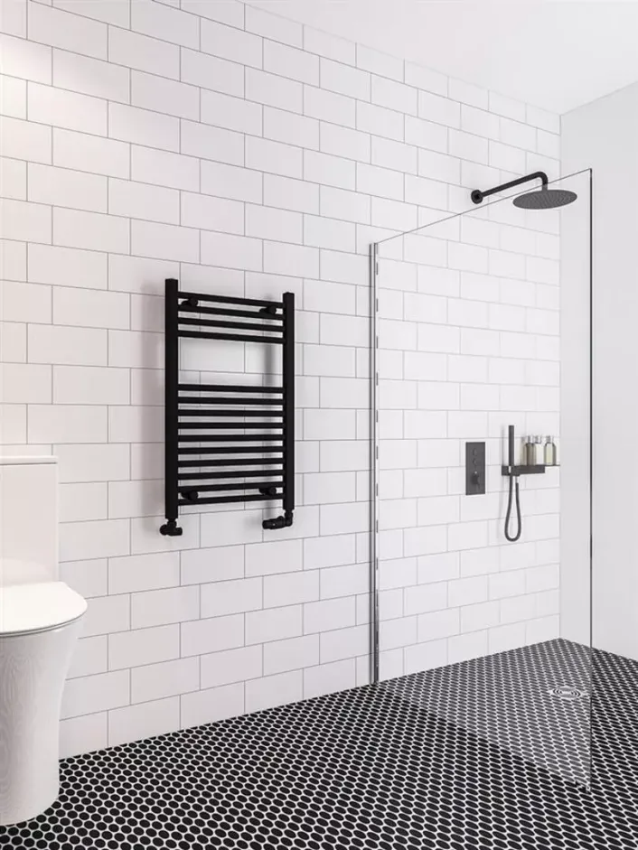 Eastbrook Wingrave 800 x 500 Straight Multirail Matt Black