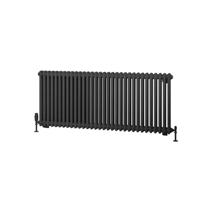 Eastbrook Rivassa 2 Column Radiator 600 x 1460mm Matt Anthracite