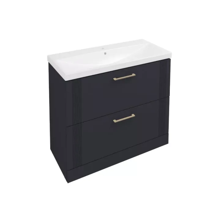 Eastbrook Cranham 100cm Floorstanding Vanity Unit - Matt Anthracite