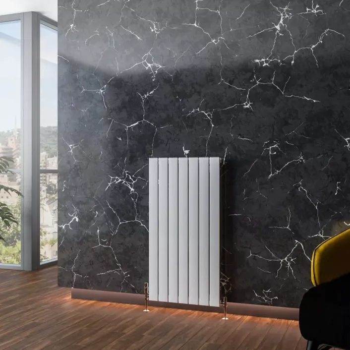 Eastbrook Addington Aluminium 1000 x 514 Radiator Type10 Gloss White