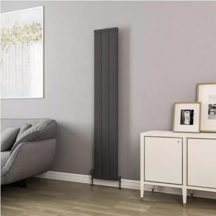 Eastbrook Kingswood Slimline 1800 x 310 Aluminium Radiator Matt Anthracite