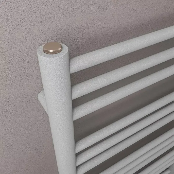 Eastbrook Corinium Round 800 x 600 Towel Rail Matt Grey