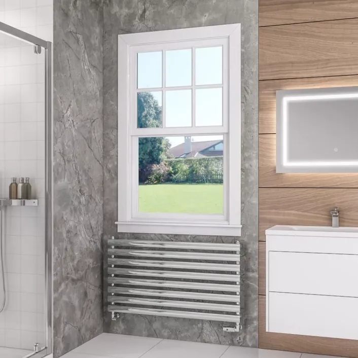 Eastbrook Tunstall 560 x 1000 Towel Rail Chrome