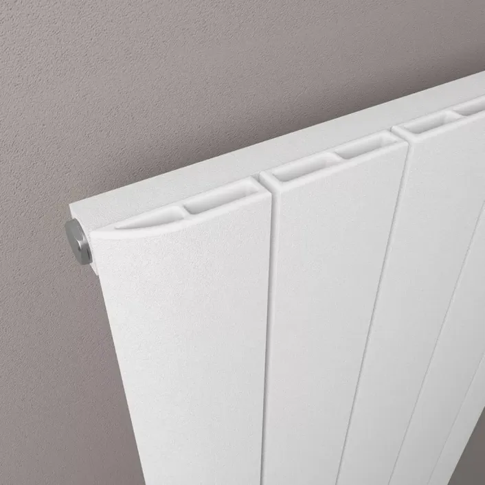 Eastbrook Withington 1200 x 280 Aluminium Radiator Matt White