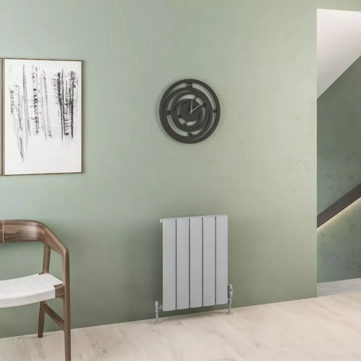 Eastbrook Malmesbury 600 x 470 Aluminium Radiator Matt Grey