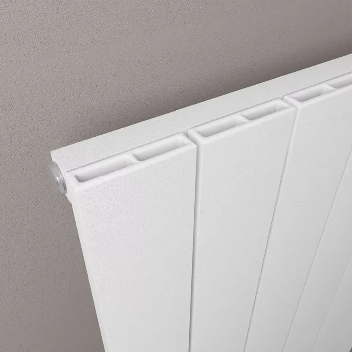 Eastbrook Charlton 1200 x 280 Aluminium Radiator Matt White
