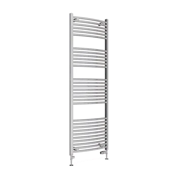 Eastbrook Wingrave Curved Multirail 1800 x 600 Chrome