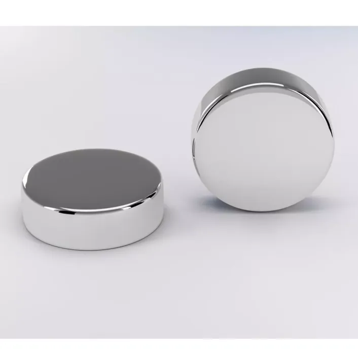 Eastbrook Round Vent Cap (Pair) Chrome Chrome