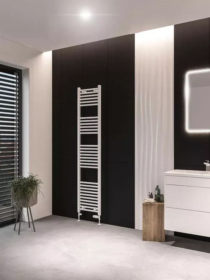 Eastbrook Wingrave 1800 x 400 Straight Multirail Matt White