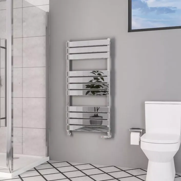 Eastbrook Deddington 1200 x 600 Towel Rail Chrome