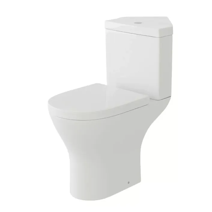 Eastbrook Westmere Corner Cistern with Fittings - White