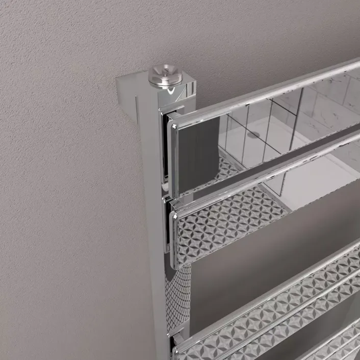 Eastbrook Deddington 1200 x 500 Towel Rail Chrome