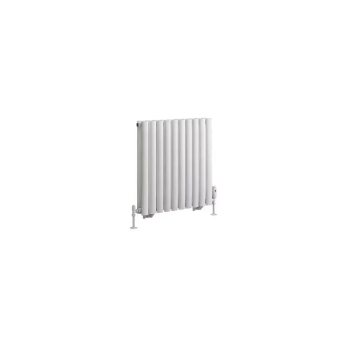 Eastbrook Tunstall Double 600 x 589 Radiator Matt White