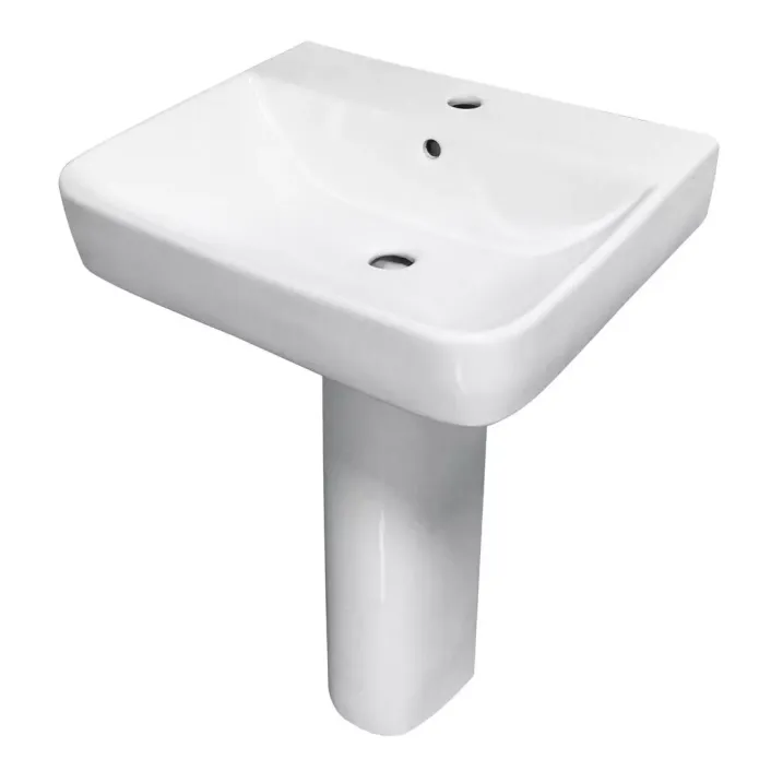 Eastbrook Beddington 215mm Full Pedestal - White