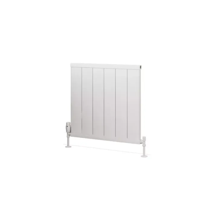 Eastbrook Kingswood Slimline 600 x 610 Aluminium Radiator Matt White