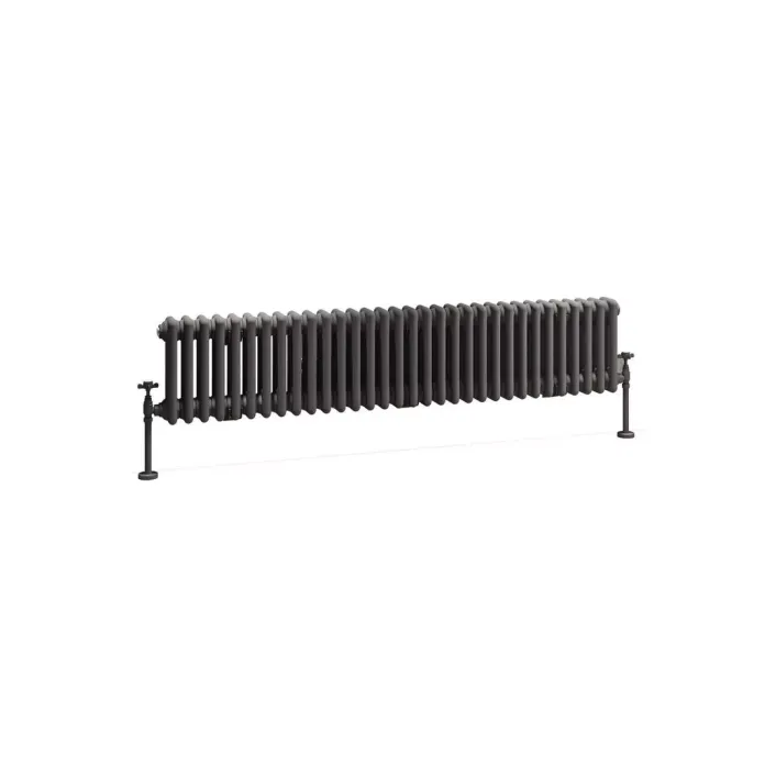 Eastbrook Imperia 3 Column Radiator 300 x 1460mm Matt Anthracite