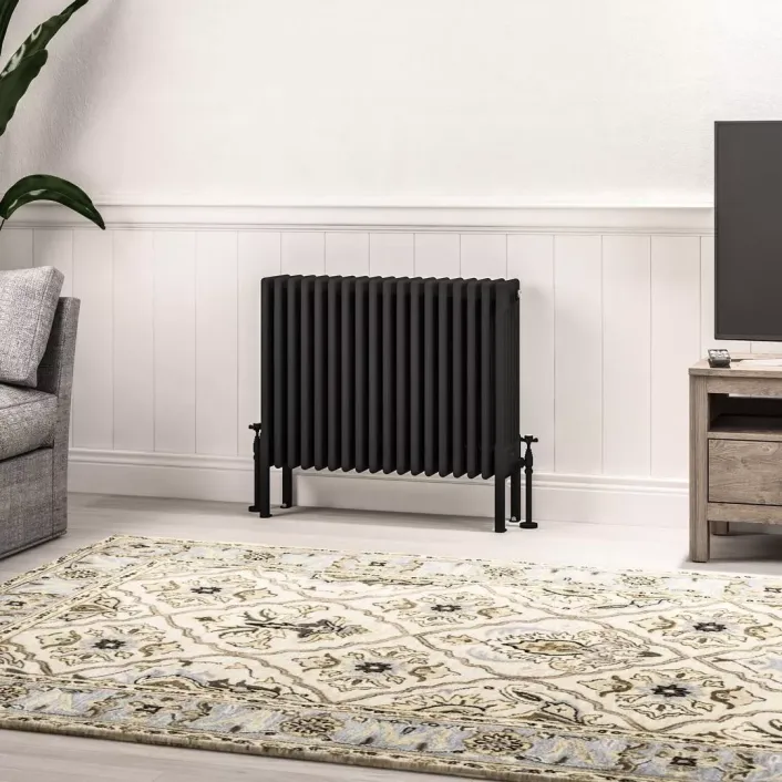 Eastbrook Imperia 6 Column Radiator 600 x 830mm Matt Black
