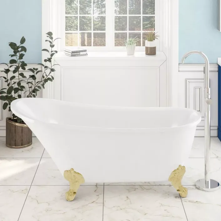 Eastbrook Richmond 1620 x 690 x 760mm (430mm Depth) Freestanding Bath - White