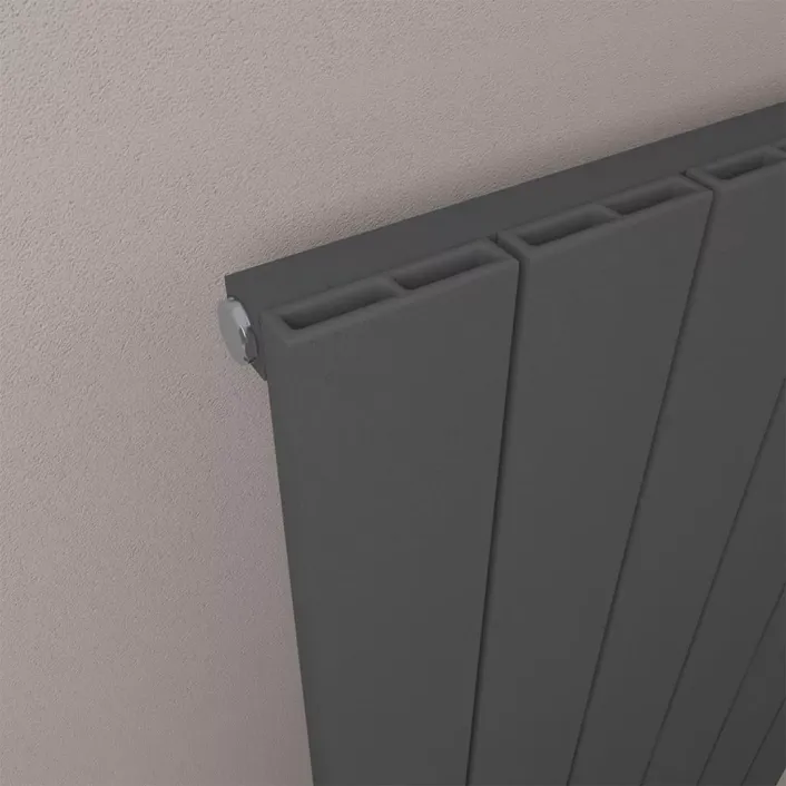 Eastbrook Rosano 600 x 280 Aluminium Radiator Matt Anthracite