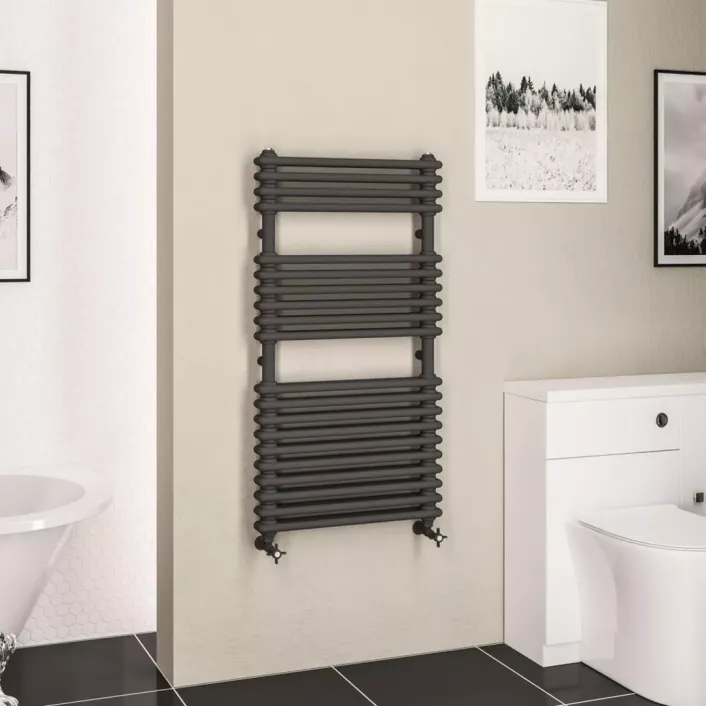 Eastbrook Imperia 2 Column Multirail 1140 x 600mm Matt Anthracite