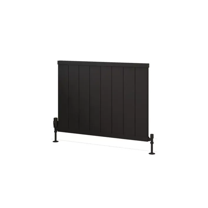 Eastbrook Kingswood Slimline 600 x 810 Aluminium Radiator Matt Black