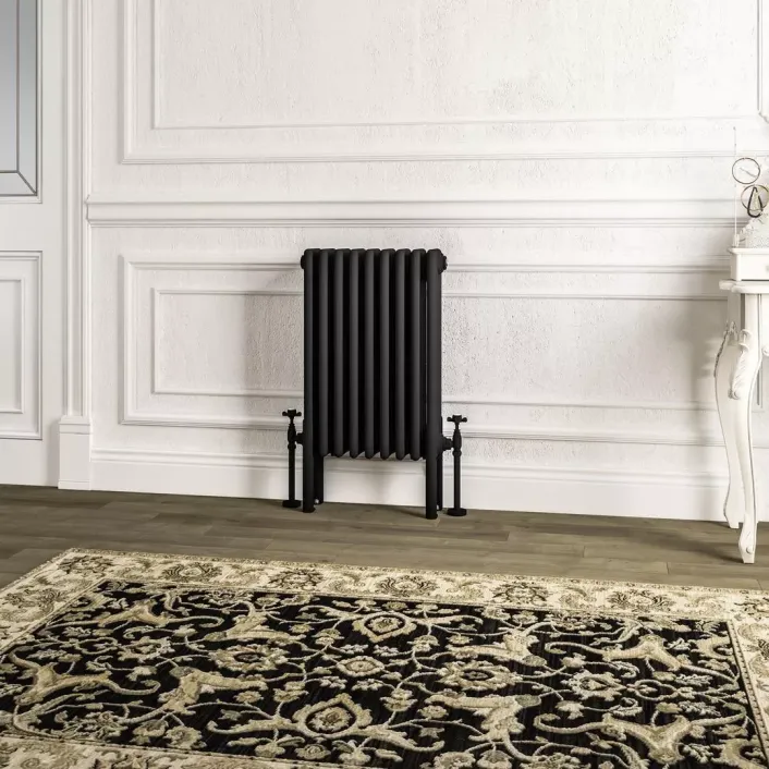 Eastbrook Imperia 4 Column Radiator 600 x 425mm Matt Black