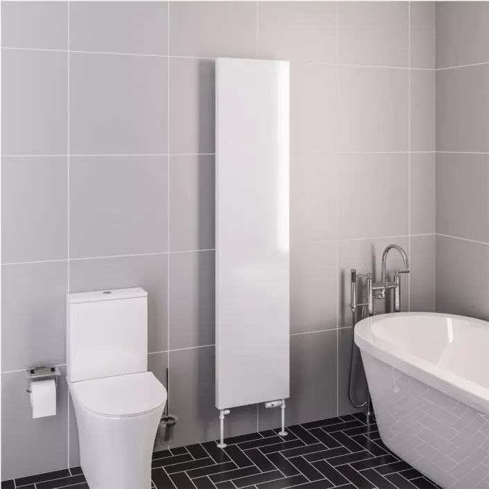 Eastbrook Wingrave 1800 x 410 Flat Panel Radiator Gloss White