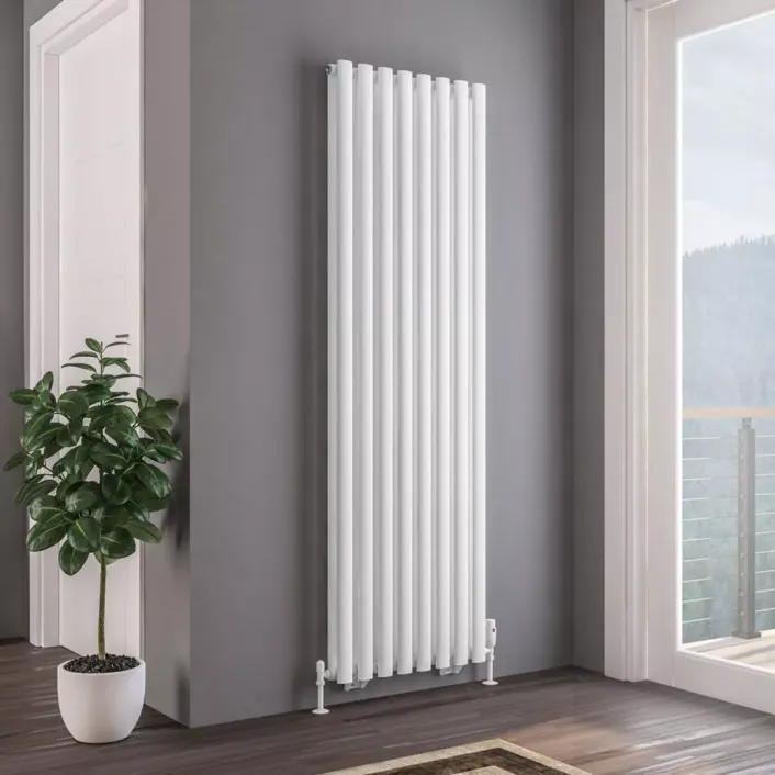 Eastbrook Tunstall Double 1800 x 560 Radiator Matt White