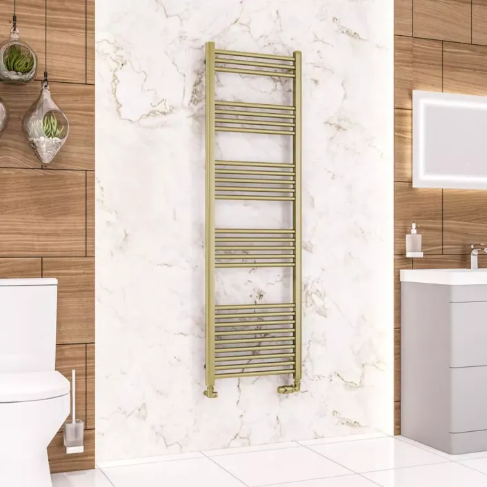 Eastbrook Wendover Straight Multirail 1600 x 500 Brushed Brass