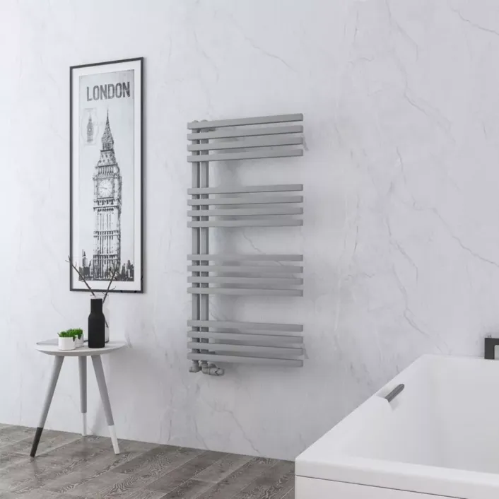 Eastbrook Reinbach 1200 x 600mm Towel Rail Matt Grey