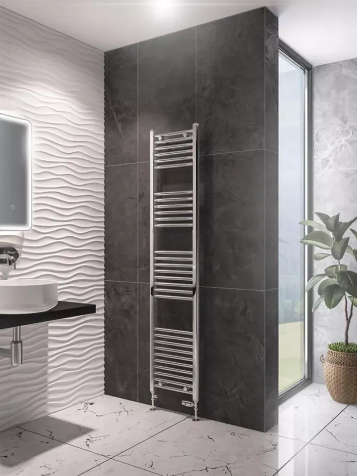 Eastbrook Wingrave 1800 x 400 Straight Multirail Chrome