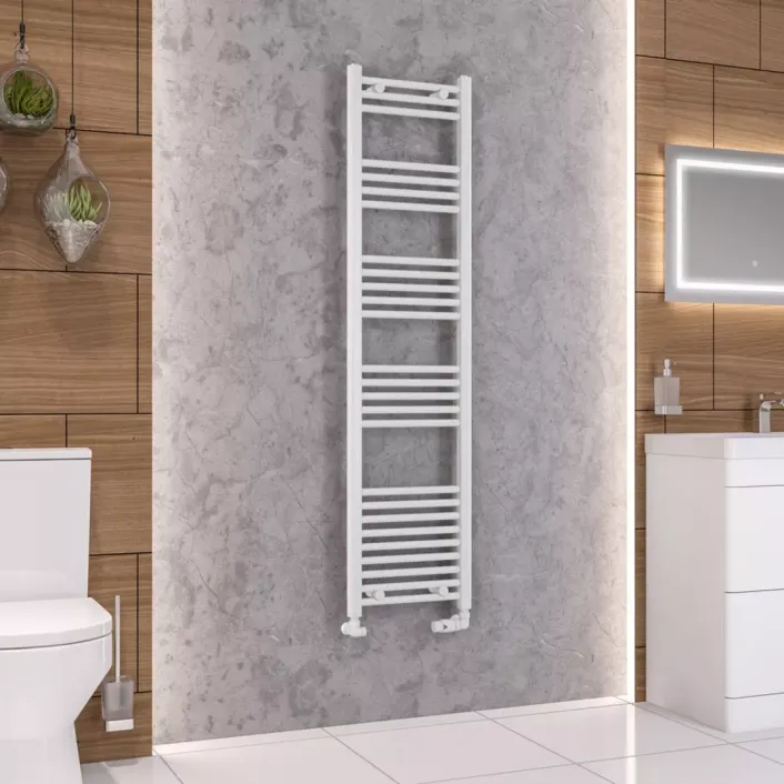 Eastbrook Wendover Straight Multirail 1600 x 400 Gloss White
