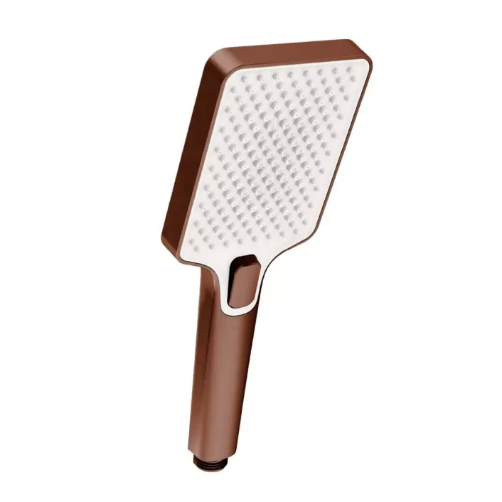 Eastbrook Rectangular 3 Function Shower Handset - Brushed Bronze