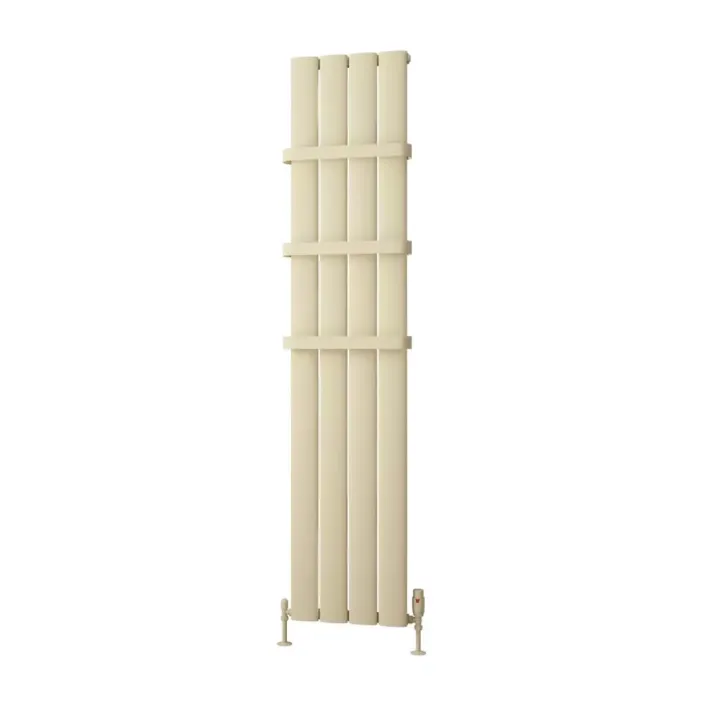 Eastbrook Malmesbury 1800 x 375 Aluminium Radiator Matt Cappuccino