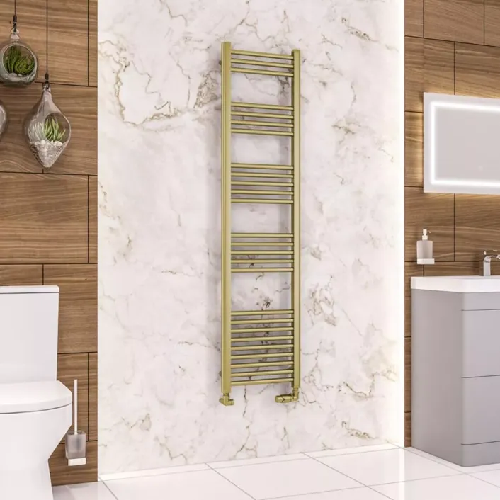 Eastbrook Wendover Straight Multirail 1600 x 400 Brushed Brass