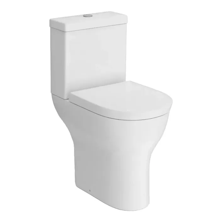 Eastbrook Westmere Comfort Height Rimless Short Projection WC Pan - White