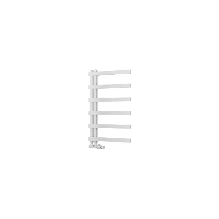Eastbrook Platani 800 x 500mm Towel Rail Matt White