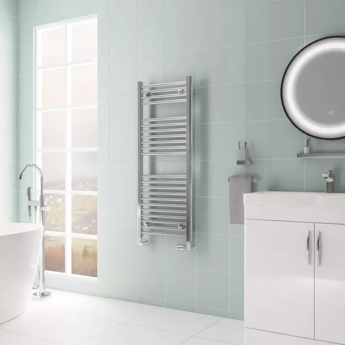 Eastbrook Biava Multirail HV Straight 1118 x 450mm Chrome
