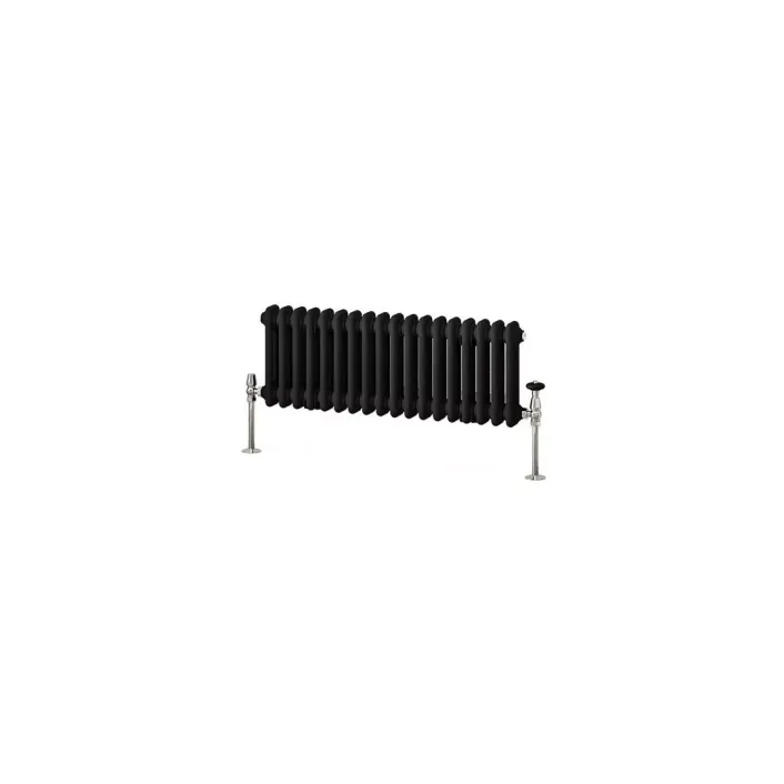 Eastbrook Imperia 2 Column Radiator 300 x 830mm Matt Black