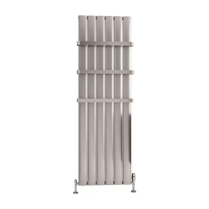 Eastbrook Malmesbury 1800 x 565 Aluminium Radiator Silver Effect