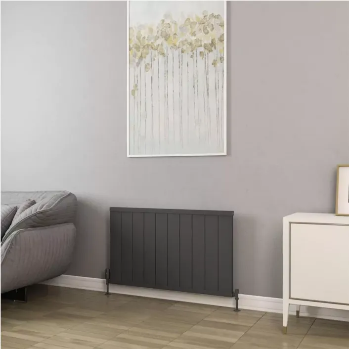 Eastbrook Kingswood Slimline 600 x 1010 Aluminium Radiator Matt Anthracite