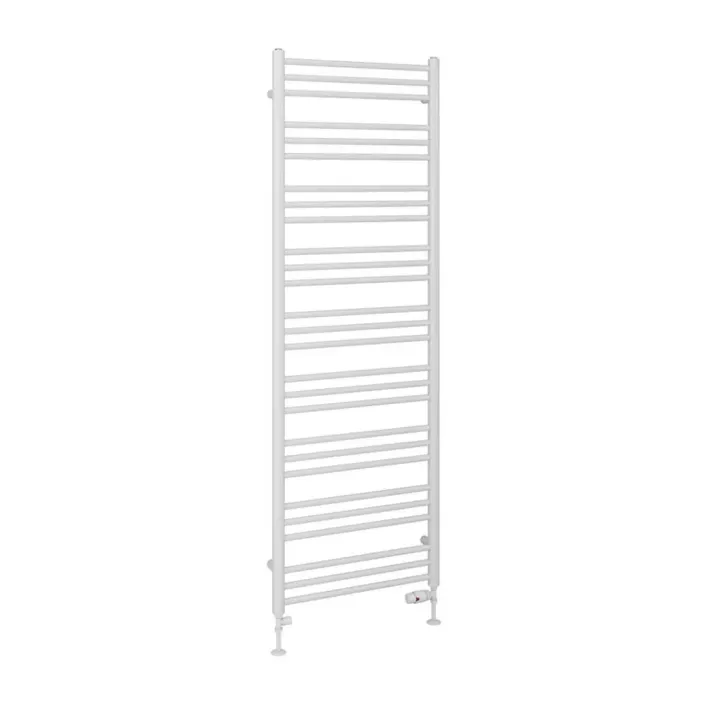 Eastbrook Corinium Round 1800 x 600 Towel Rail Gloss White