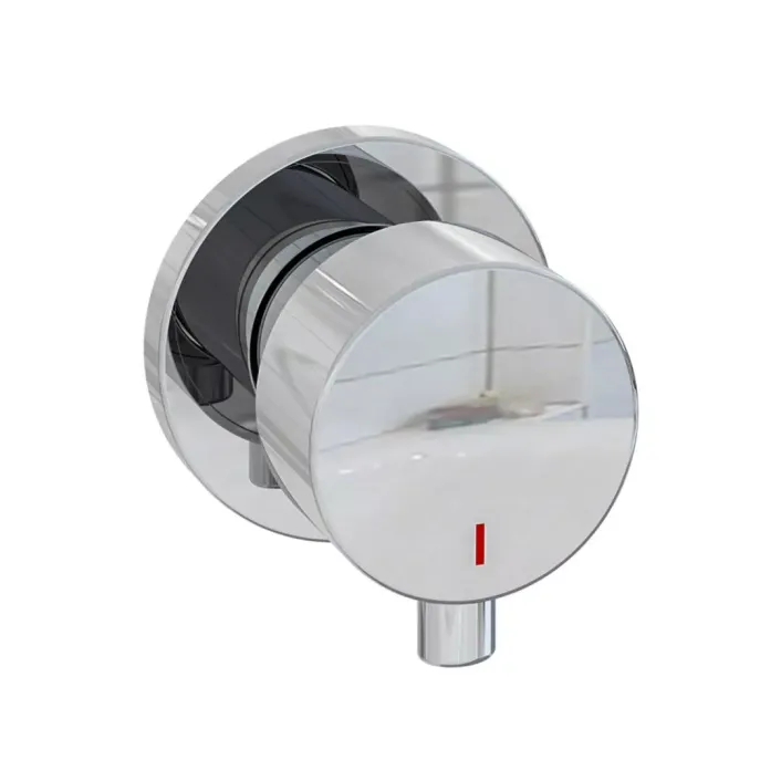 Eastbrook Meriden 3 Tap Hole Wall Mounted Basin Tap Set Chrome