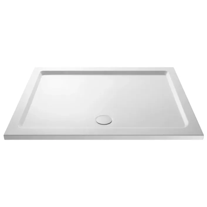 Eastbrook Vantage Plan C 1300mm x 800mm Rectangular Shower Tray - White