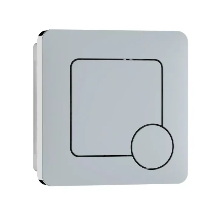 Eastbrook Square Flush Button Chrome