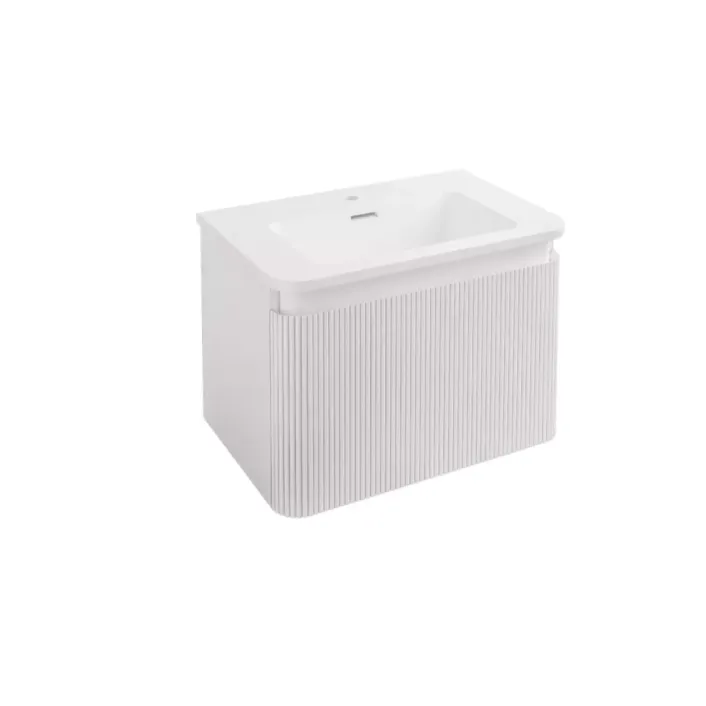 Eastbrook Belice Fluted 60 Wall Hung Unit - High Gloss White