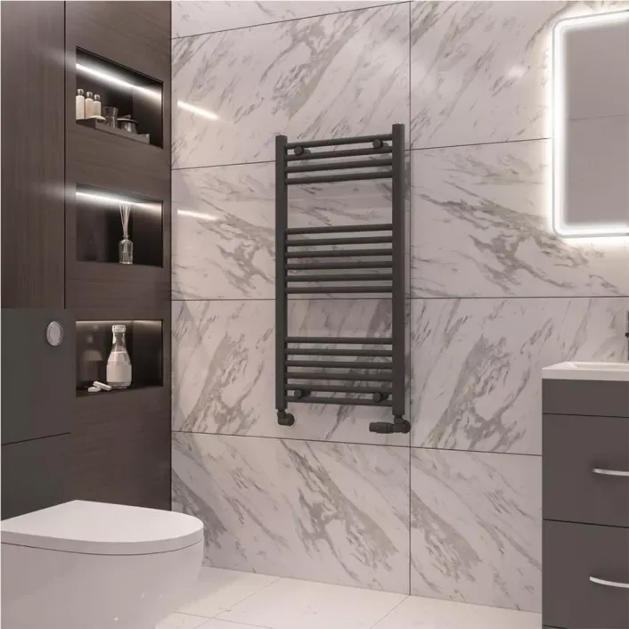 Eastbrook Wingrave 1000 x 500 Straight Multirail Matt Anthracite