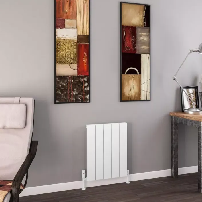 Eastbrook Charlton 600 x 470 Aluminium Radiator Matt White