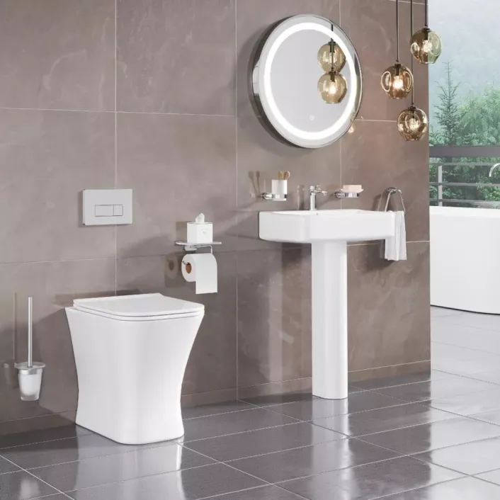 Eastbrook Beddington 215mm Full Pedestal - White