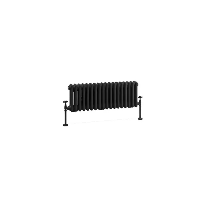 Eastbrook Imperia 3 Column Radiator 300 x 830mm Matt Black